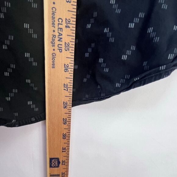 Brixton Men's XL Black Geo Print Short Sleeve Summer Preppy Shirt - Picture 6 of 7